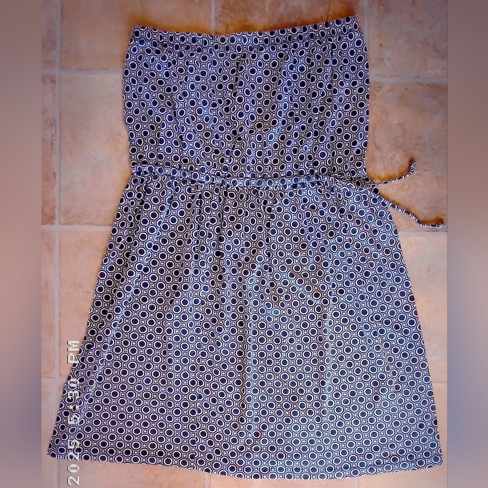 Joe Fresh Black and White Patterned Dress